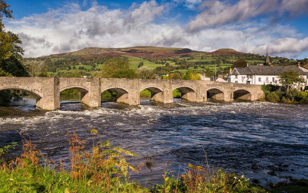 It also has the longest stone bridge in Wales - Getty