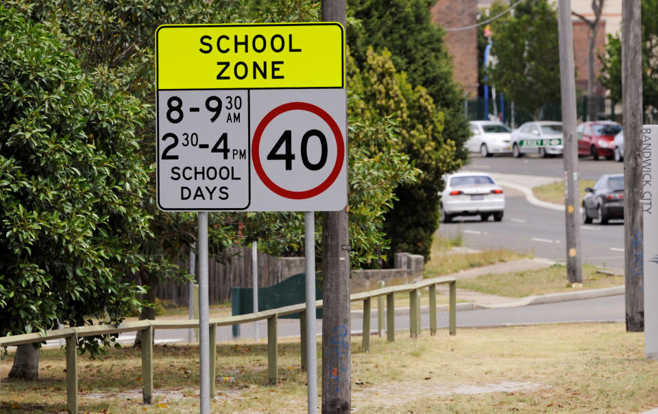 Drivers should be alert school zones are being enforced today. Source: AAP