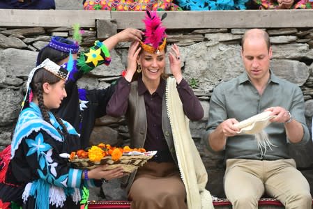 Britain's Prince William and Catherine, Duchess of Cambridge visit Pakistan