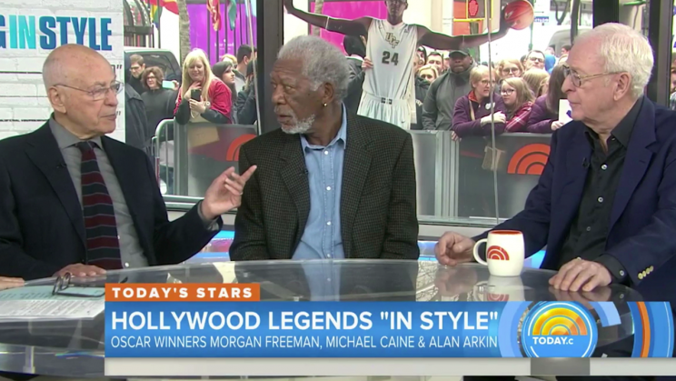 Alan Arkin, Morgan Freeman, Michael Caine, on ‘Today’