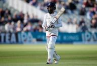 Britain Cricket - England v Pakistan - Third Test - Edgbaston - 3/8/16 England's Moeen Ali looks dejected after losing his wicket Action Images via Reuters / Paul Childs Livepic EDITORIAL USE ONLY.