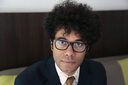 British actor-director Richard Ayoade poses for a portrait in West Hollywood, California May 6, 2014. REUTERS/Jonathan Alcorn