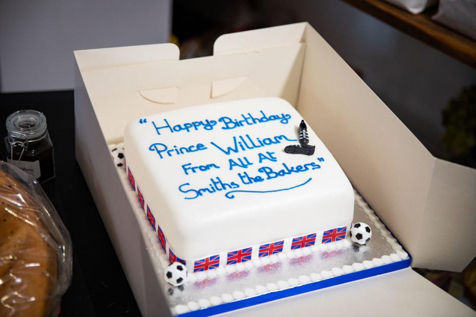 prince william birthday cake