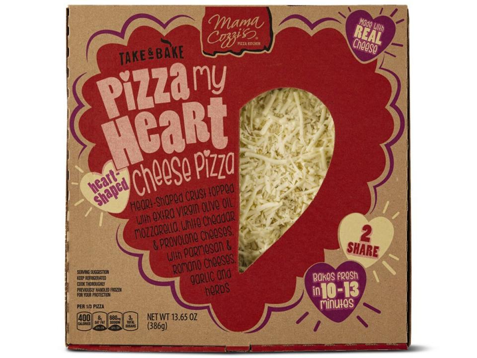 heart pizza