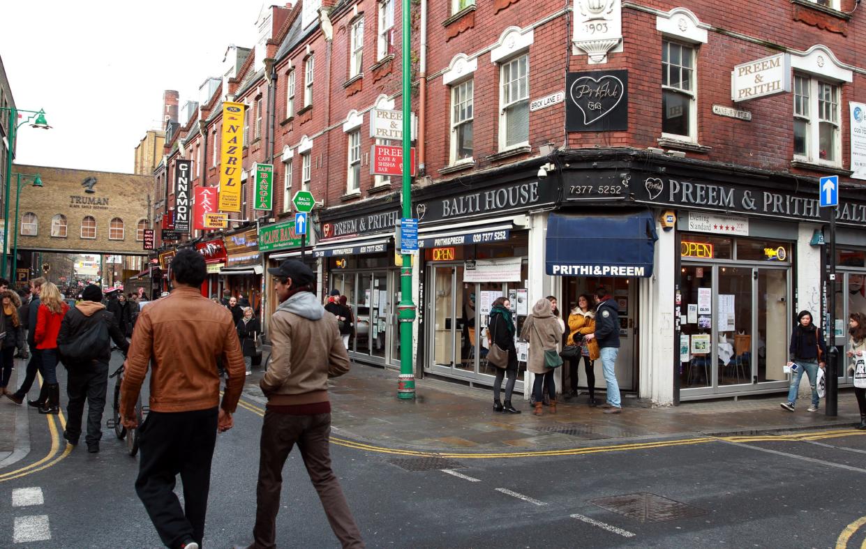 The alleged incident took place on Brick Lane (PA)
