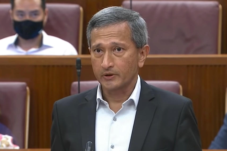 Dr Vivian Balakrishnan, Minister-in-Charge of the Smart Nation Initiative. (YouTube screengrab)