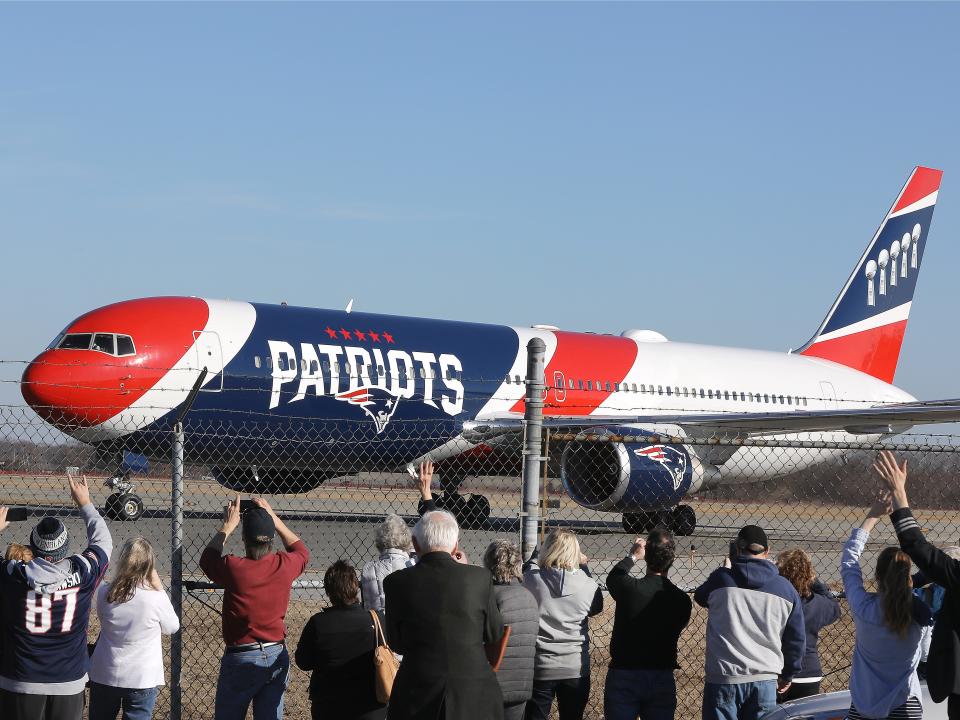 New England Patriots Boeing 767-300ER