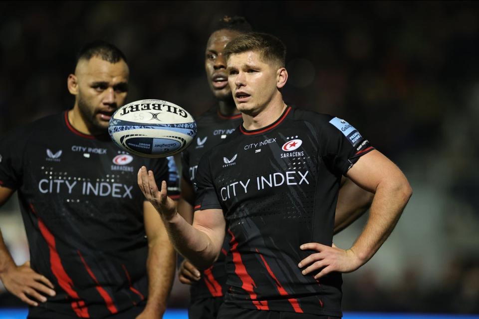Owen Farrell is set to begin his long goodbye from Saracens   (Getty Images)