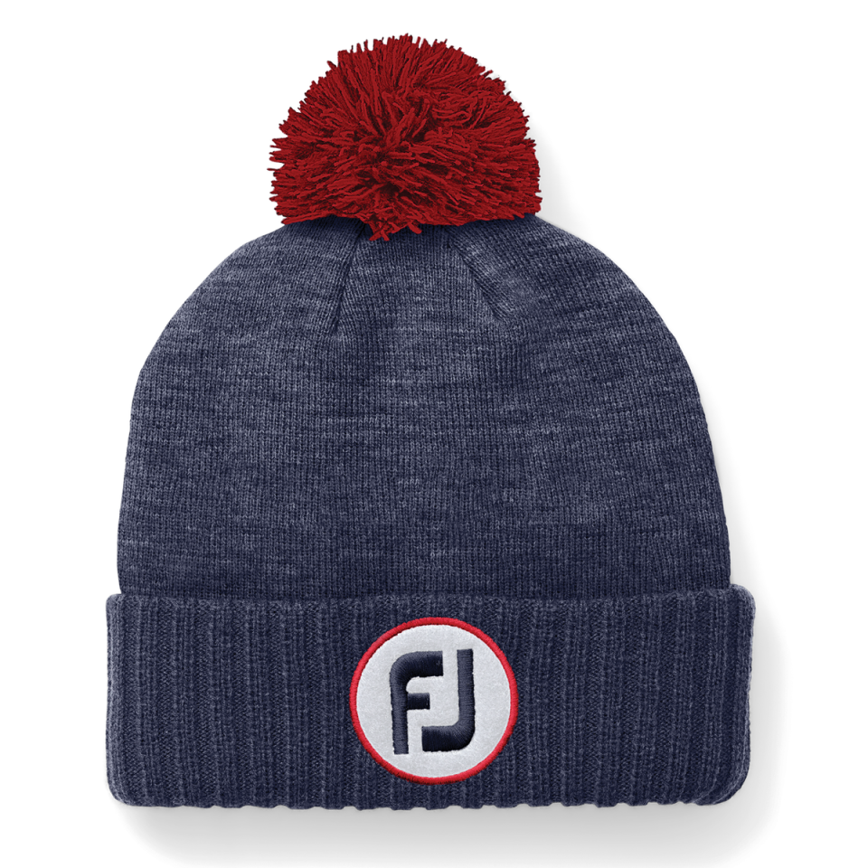 FootJoy Pom Pom Solid Knit Hat