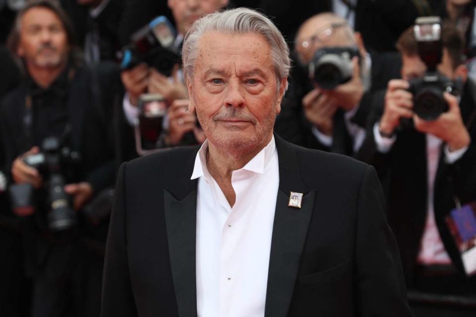 <p>Mike Marsland/WireImage</p> Alain Delon in 2019