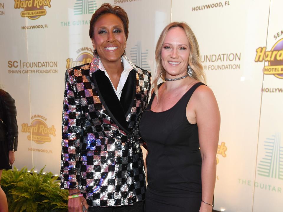 Robin Roberts and Amber Laign in 2019.