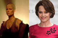 <p>The legendary actress shaved her auburn locks off for her role in ‘Alien 3′ - and still look spectacular.<i> [Photo: Alien 3/Getty]</i></p>