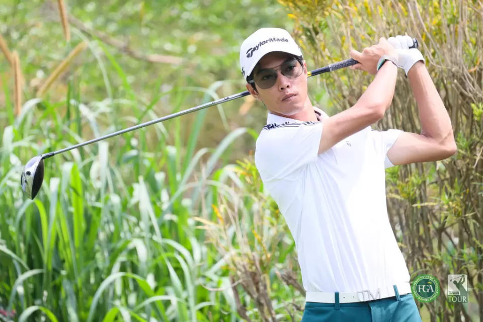 張緯綸以三回合總桿數199桿-172桿之差獨居領先位置。Tpga／林聖凱攝影