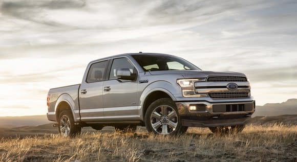 Ford F150 in a desert