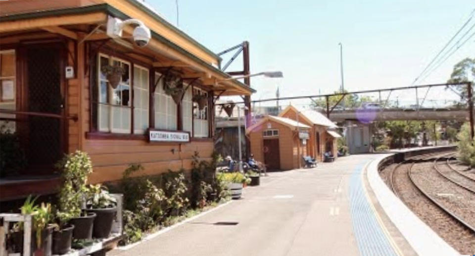 The missing man was last seen leaving Katoomba Railway Station on the NSW Blue Mountains in 2006. Source: Google Street View