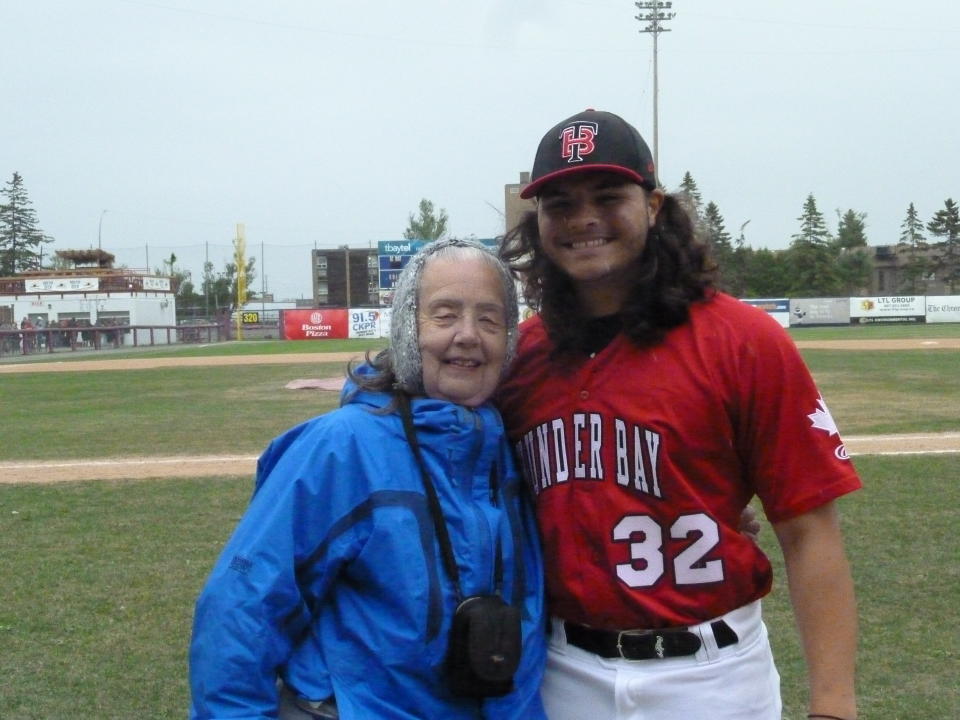 Marty Sauer and Trent Valentine forged a special bond over the course of the Border Cats' 2019 season (Marty Sauer)