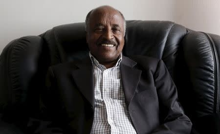 Eritrea's Foreign Minister Osman Saleh Mohammed speaks during a Reuters interview inside his office in the capital Asmara, February 19, 2016. REUTERS/Thomas Mukoya