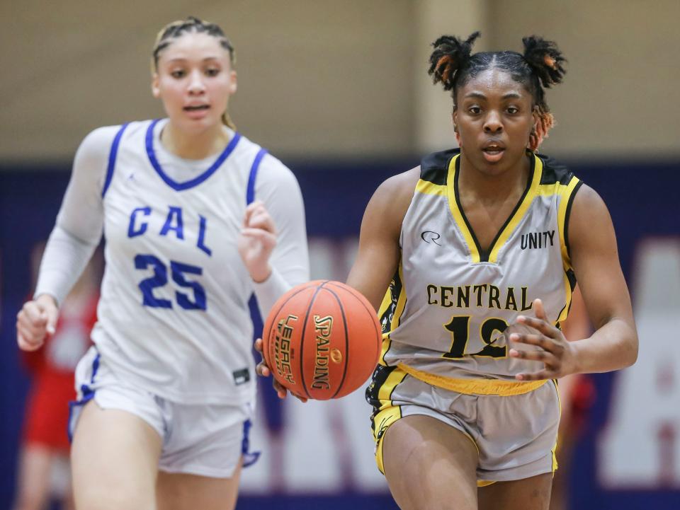 Central's Destiny Jones, right, and Butler's Mariah Knight are among the top girls basketball players in Kentucky.