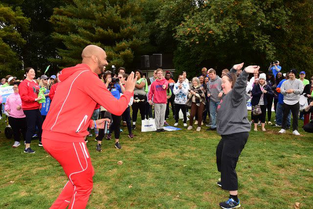 <p>Callalily Studios</p> Billy Blanks Jr. dancing with Kibu users