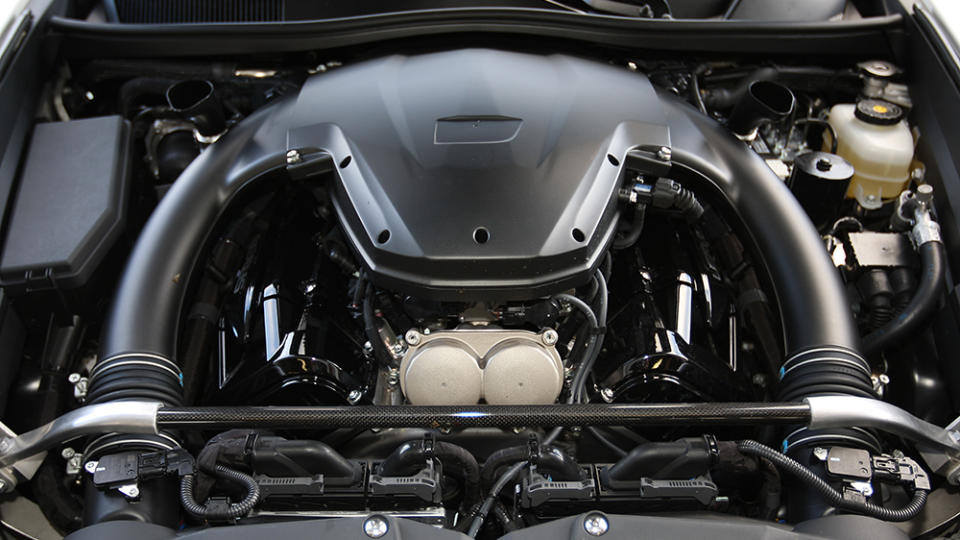 The Lexus LFA's 4.8-liter DOHC V-10