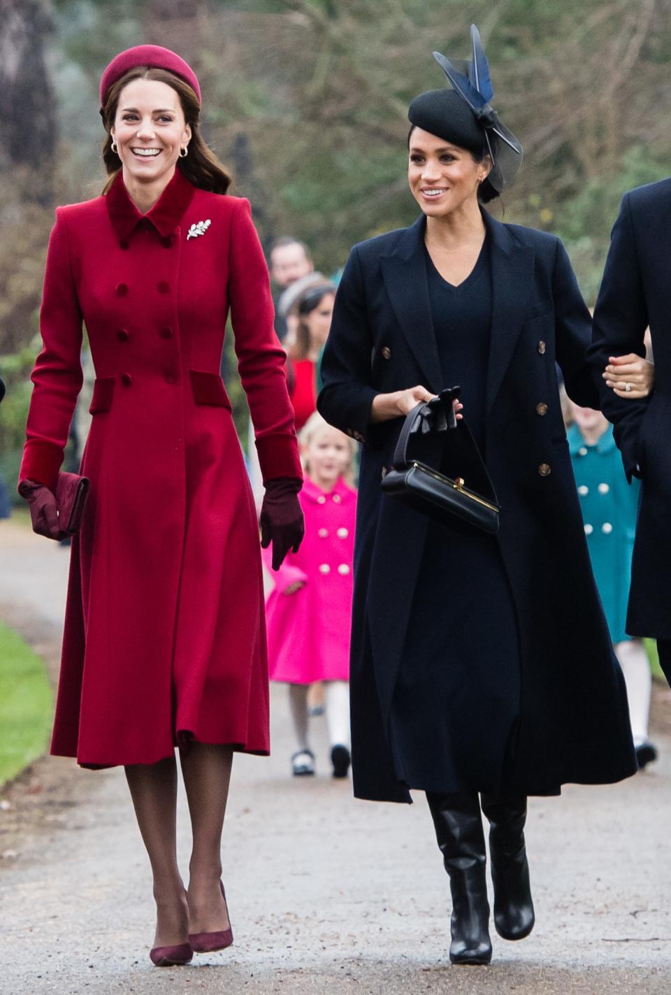 Kate Middleton Meghan Markle Christmas Sandringham Royal Family church
