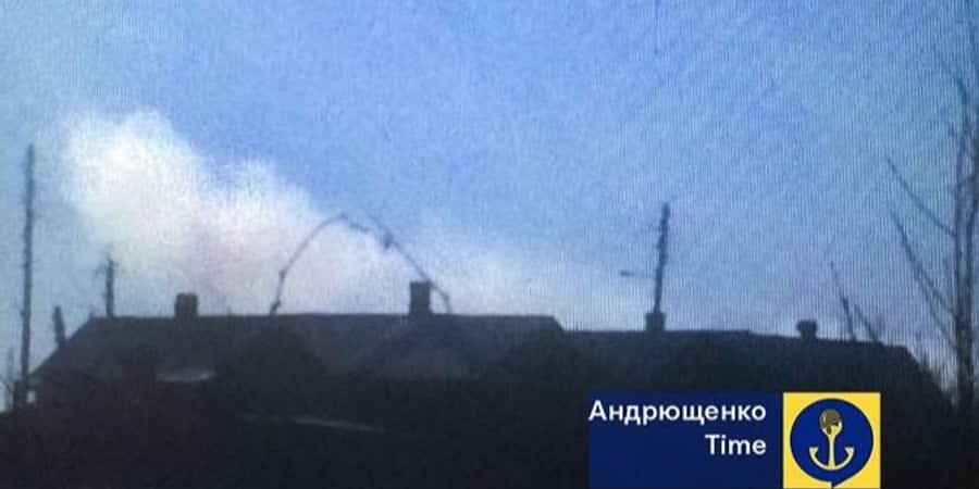 The base area of engineering units of the Russian Federation in the village of Granitne of the Mariupol district was affected