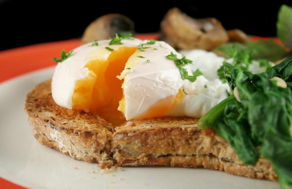 Poached eggs