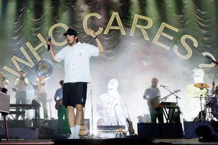 Rex Orange County performs at London's Gunnersbury Park on Aug. 13, 2022.