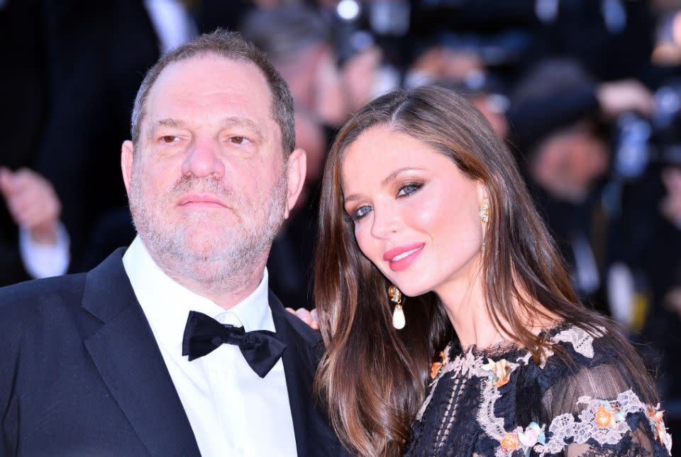 Harvey Weinstein and his estranged wife Georgina Chapman have reportedly reached an eight-figure divorce settlement. The couple are pictured here in 2015. Source: Getty