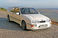 <p>The regular Sierra made its debut in 1982, at a time when the cancellation of the Mk2 Escort meant that Ford of Europe did not have a car capable of winning international motorsport events. This led to the development of the RS Cosworth, which had a turbocharged version of the old Pinto engine with a 16-valve cylinder head, and was festooned with aerodynamic aids.</p><p>Even with the later introduction of four-wheel drive, the Sierra proved to be too large and heavy for rallying, though it did win a round of the World Championship in 1988. Things were very different on the circuits, where the Cosworth dominated Touring Car racing for several years.</p>