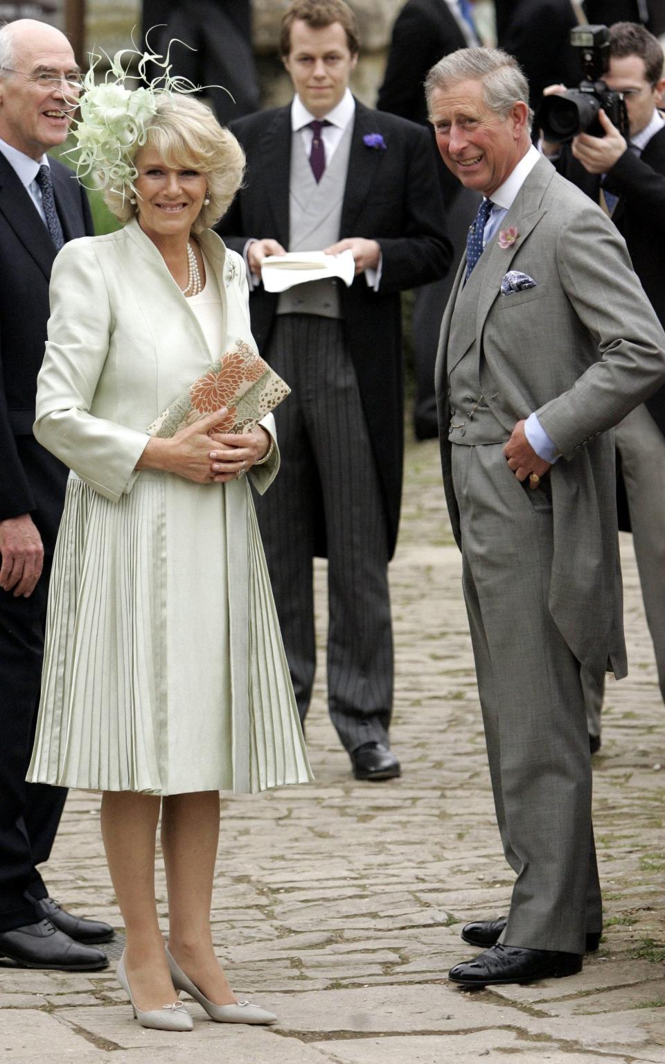 The Prince Of Wales & The Duchess Of Cornwall Attend The Wedding Of Laura Parker Bowles & Harry Lopes At St Cyriacs Church, Lacock, Wiltshire - UK press