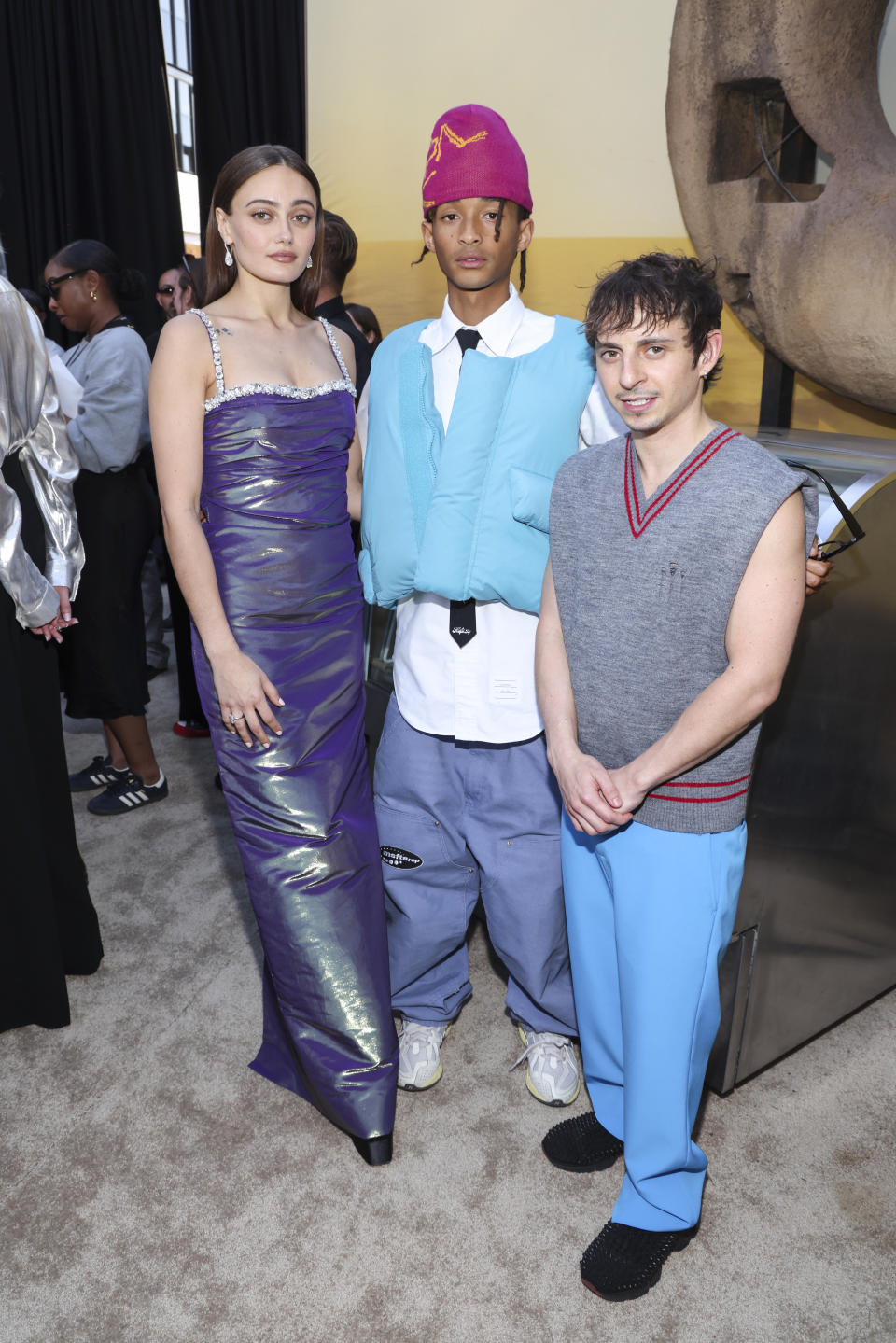 Ella Purnell, Jaden Smith and Moisés Arias