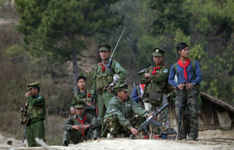 Some 220,000 people are currently displaced by ongoing fighting in Myanmar's Kachin and Shan states and by sectarian tensions in the western state of Rakhine, according to UN figures