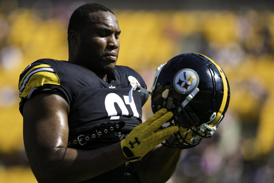 Stephon Tuitt with the Steelers.