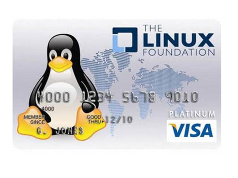 Ist das etwa die neuste Spielgeld-Variante? Zu dieser Meinung könnte man beim Anblick des lustigen Pinguins glatt kommen. (Bild-Copyright: Linux/Visa)