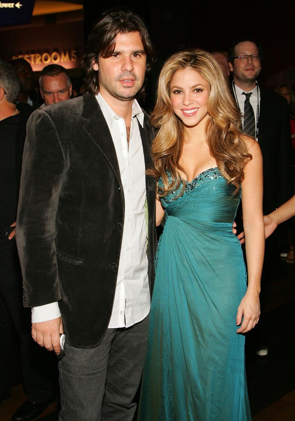 Shakira y Antonio de la Rúa. (Photo by Ethan Miller/Getty Images for CineVegas)