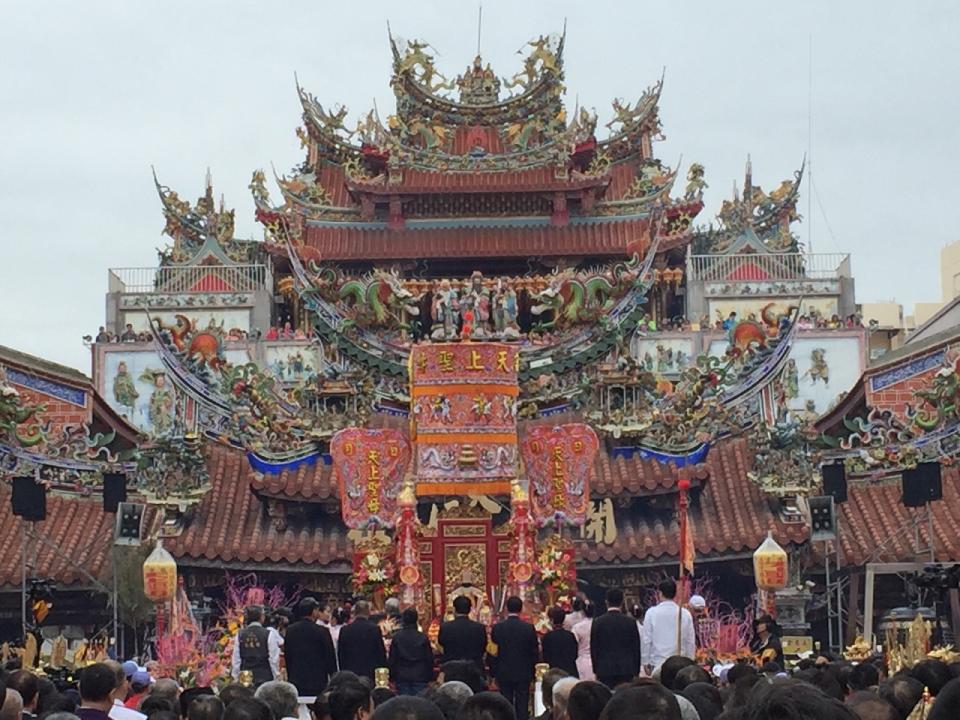 ▲香火鼎盛的嘉義縣新港奉天宮。（圖／記者陳惲朋攝)