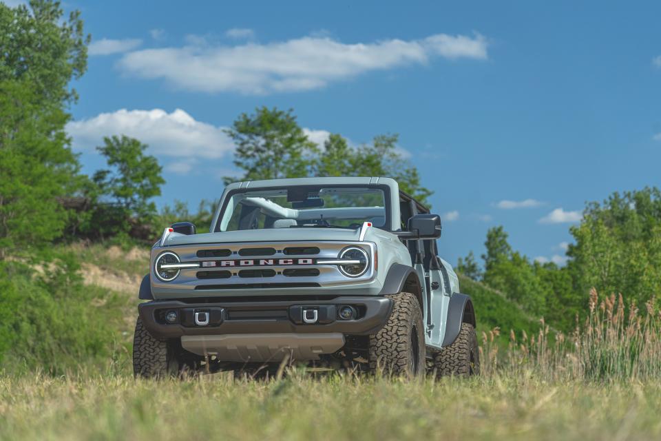 <p>Go back to the <a href="https://www.caranddriver.com/news/a33277335/2021-ford-bronco-specs-revealed/" rel="nofollow noopener" target="_blank" data-ylk="slk:Bronco story;elm:context_link;itc:0;sec:content-canvas" class="link ">Bronco story</a>.</p><p><a class="link " href="https://www.caranddriver.com/photos/g33266091/2021-ford-bronco-2-door-revealed/" rel="nofollow noopener" target="_blank" data-ylk="slk:See photos of the Bronco 2-door;elm:context_link;itc:0;sec:content-canvas">See photos of the Bronco 2-door</a></p><p><a class="link " href="https://www.caranddriver.com/photos/g33266041/2021-ford-bronco-sport-revealed/" rel="nofollow noopener" target="_blank" data-ylk="slk:See photos of the Bronco Sport;elm:context_link;itc:0;sec:content-canvas">See photos of the Bronco Sport</a></p>