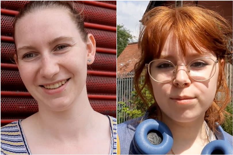 Selly Oak students Emily Pyper, 23 (left) and Lucy Diment, 20 (right) -Credit:Husna Anjum