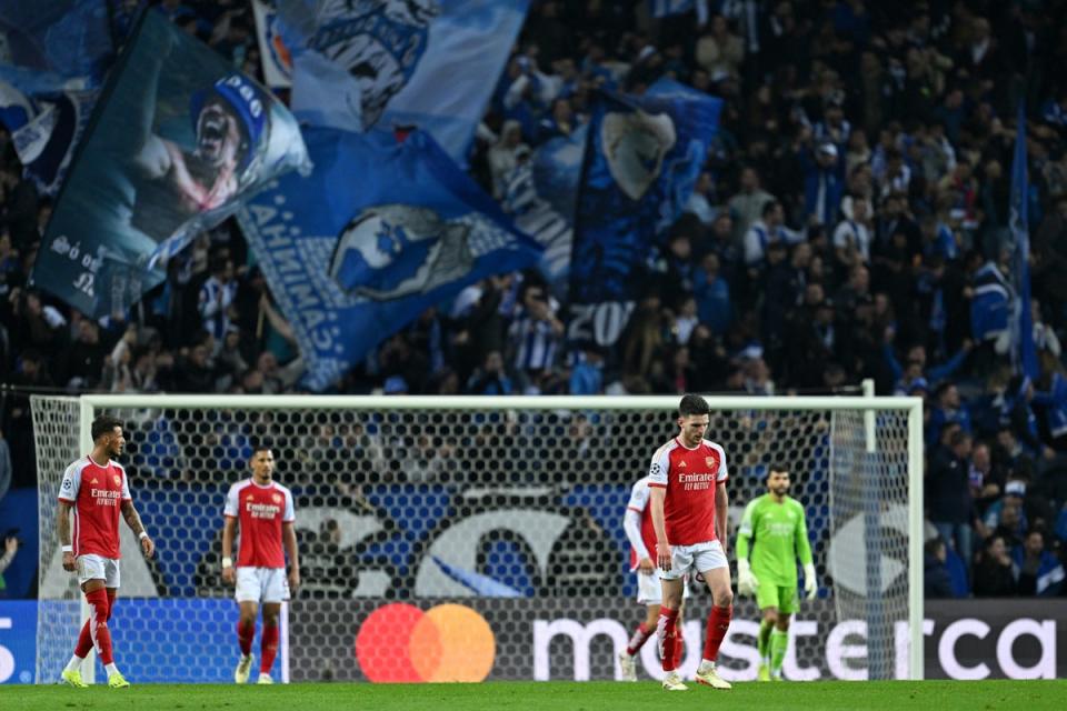 Arsenal need to respond to a frustrating night in Porto (Getty Images)
