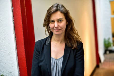 Eloise Todd, CEO of Best for Britain, poses for a photo at their offices in London, Britain February 22, 2018. Picture taken February 22, 2018. REUTERS/Peter Summers