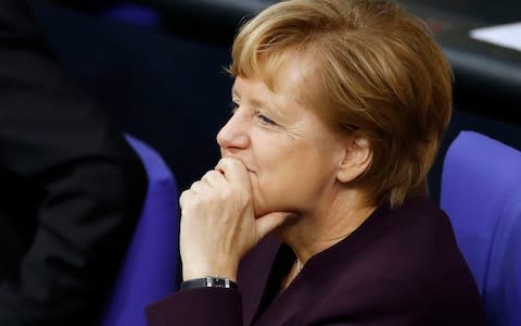 The result is a blow for Merkel - Credit: ODD ANDERSEN/AFP