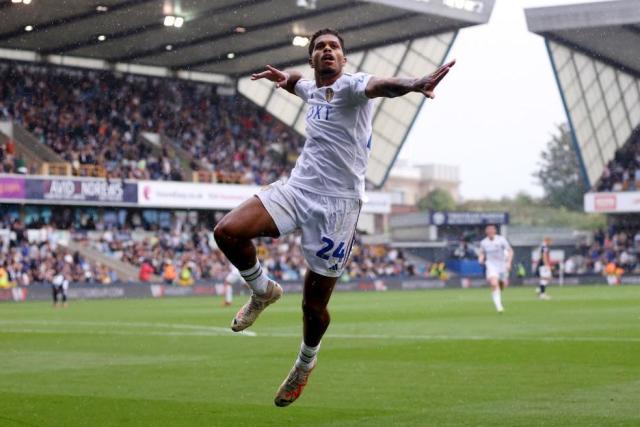 Joel Piroe of Leeds United during the Sky Bet Championship match News  Photo - Getty Images