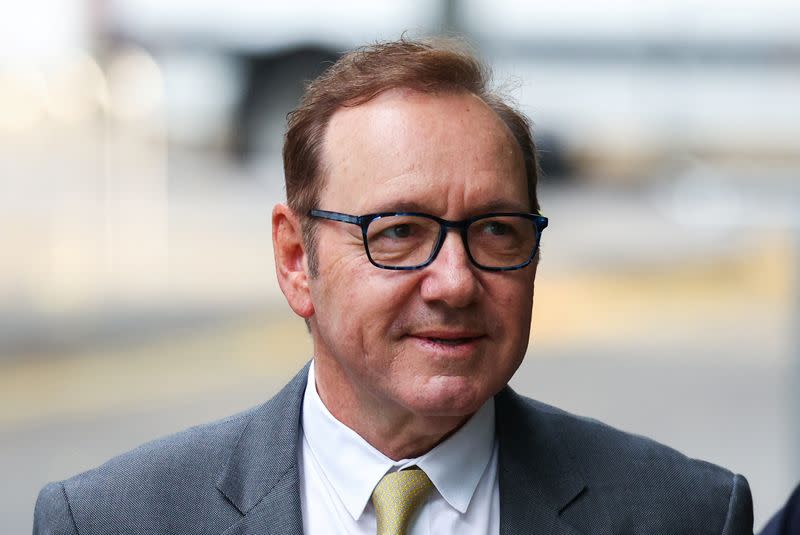 Actor Kevin Spacey faces trial over charges related to allegations of sex offences, in London