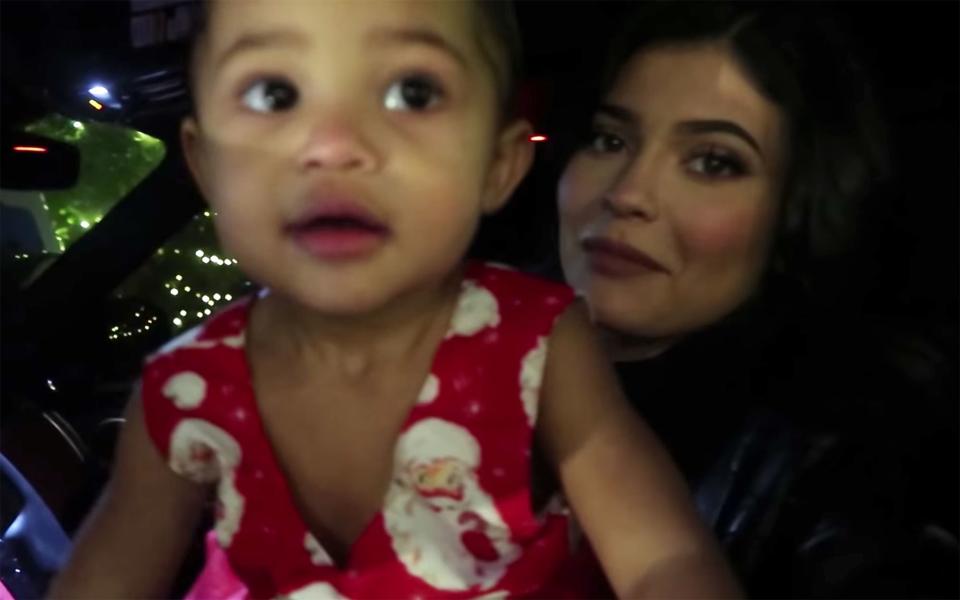 Kylie Jenner Gets Into the Holiday Spirit with Help from 22-Month-Old Daughter Stormi