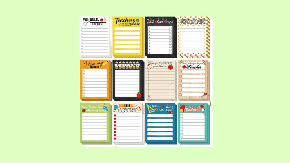 Encourage your teacher with this themed stationery.