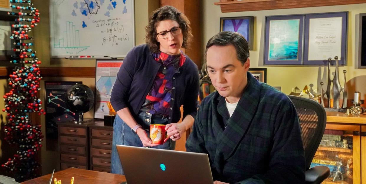 jim parsons, mayim bialik, young sheldon