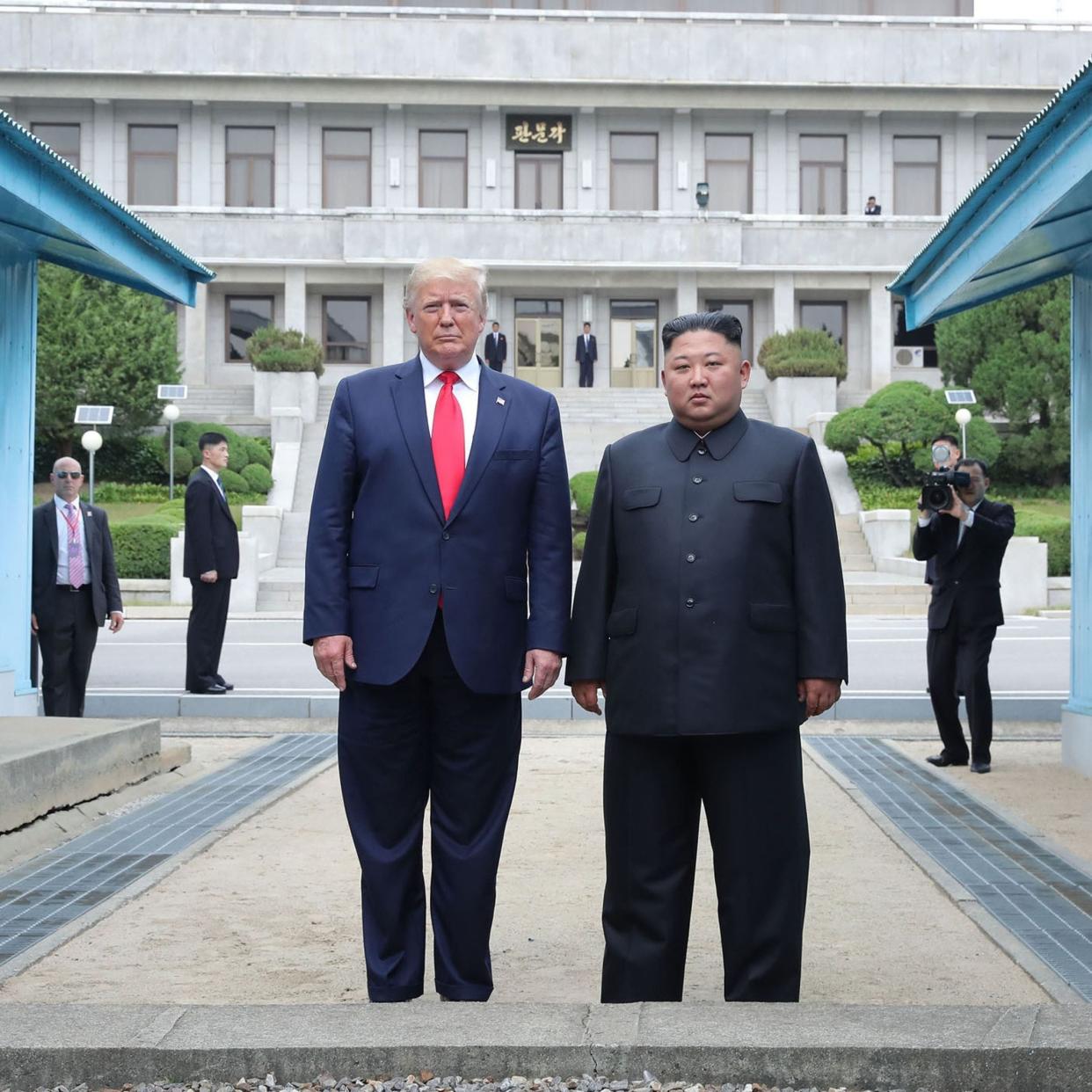 Kim Jong-un and US President Donald Trump last met in June - AFP