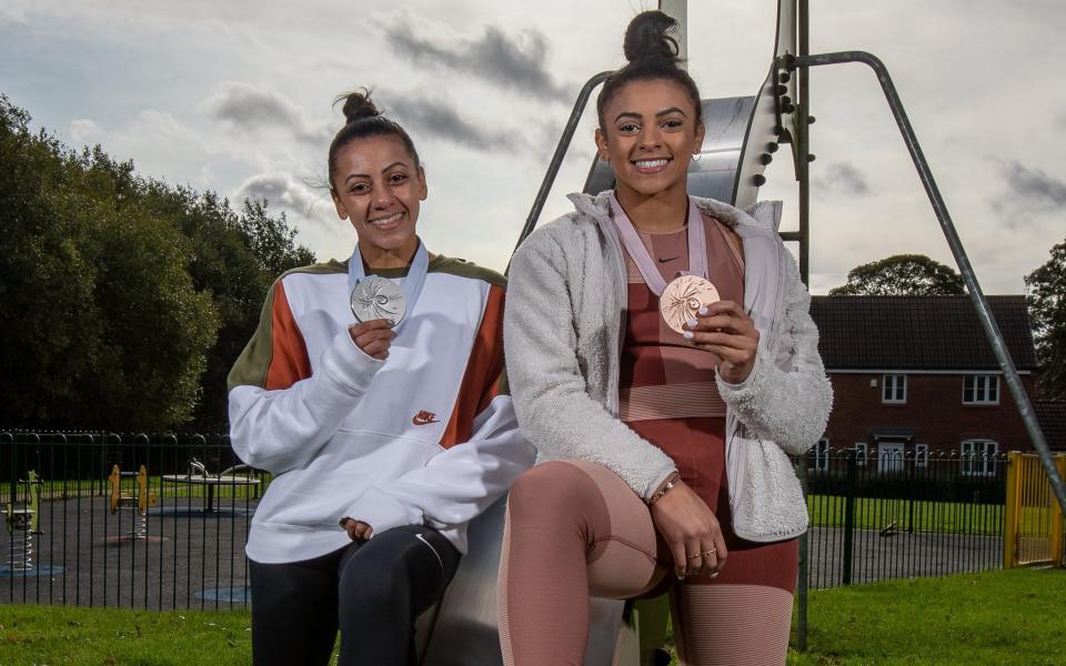 Becky and Ellie Downie are just two stars of British gymnastics who have described a culture of fear within the sport  - CHARLOTTE GRAHAM