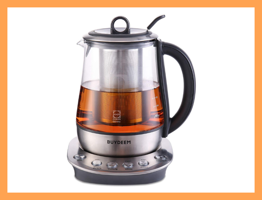 The perfect cup of tea — and the lowest-price-ever deal on this kettle — awaits. (Photo: Amazon)